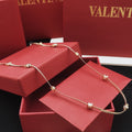 Signature Emblem Pendant Necklace in Gold-Tone – Design 061 main product view