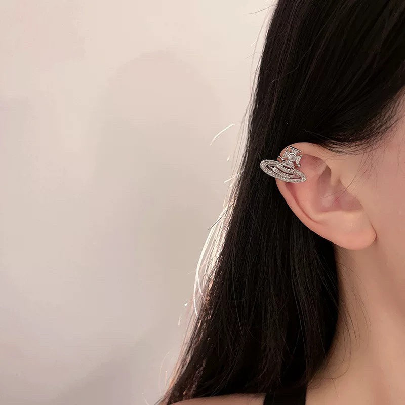 Orb Stud Earrings in Silver-Tone main product view