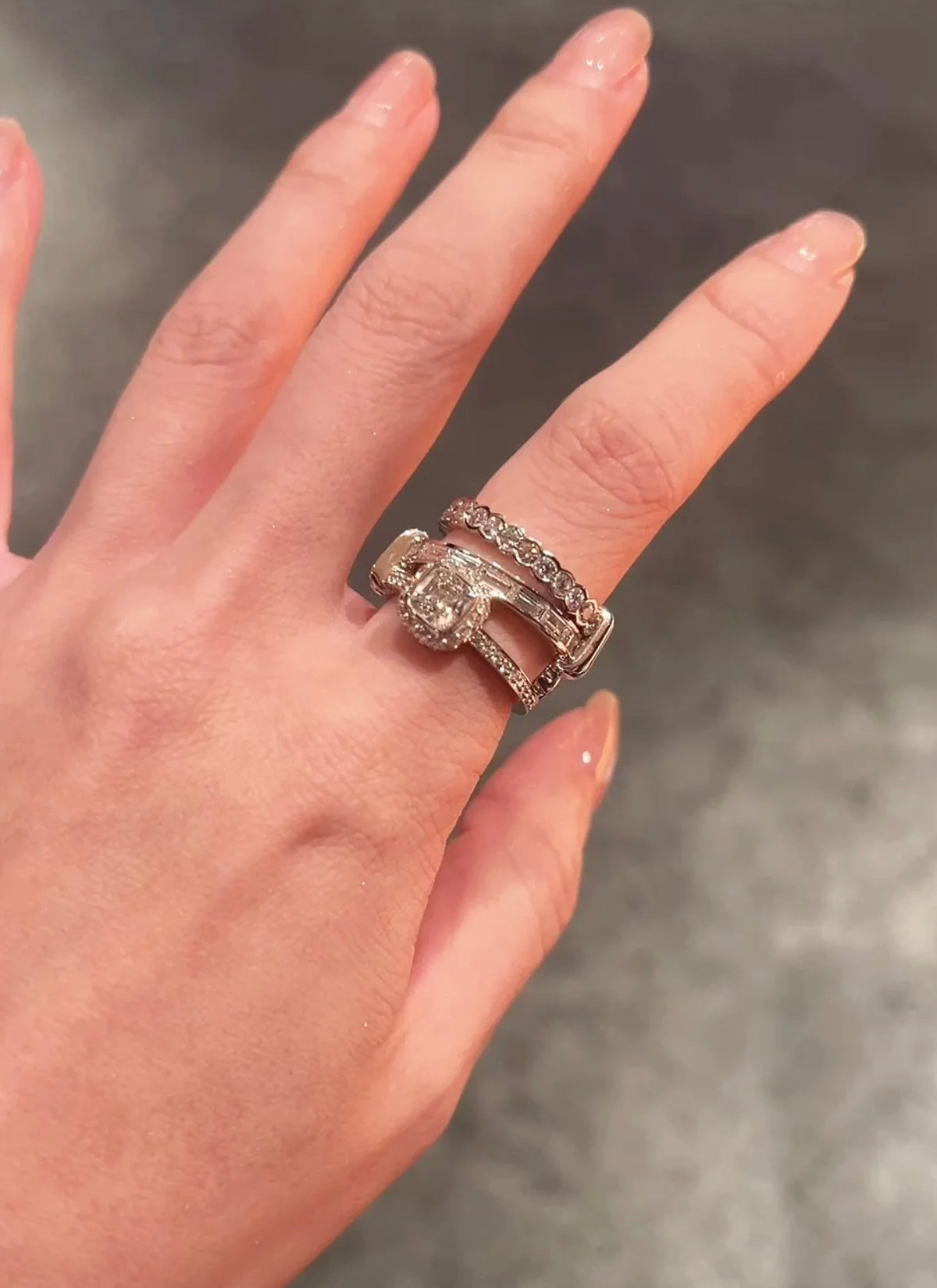 Signature Emblem Statement Ring in Polished Metal-Tone – Design 025 main product view