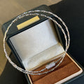 Signature Emblem Pendant Necklace in Gold-Tone – Red Detail main product view