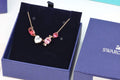 Candy Collarbone Necklace in Polished Metal-Tone main product view