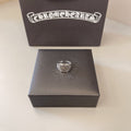Gothic Emblem Statement Ring in Metal-Tone – Design 02 main product view