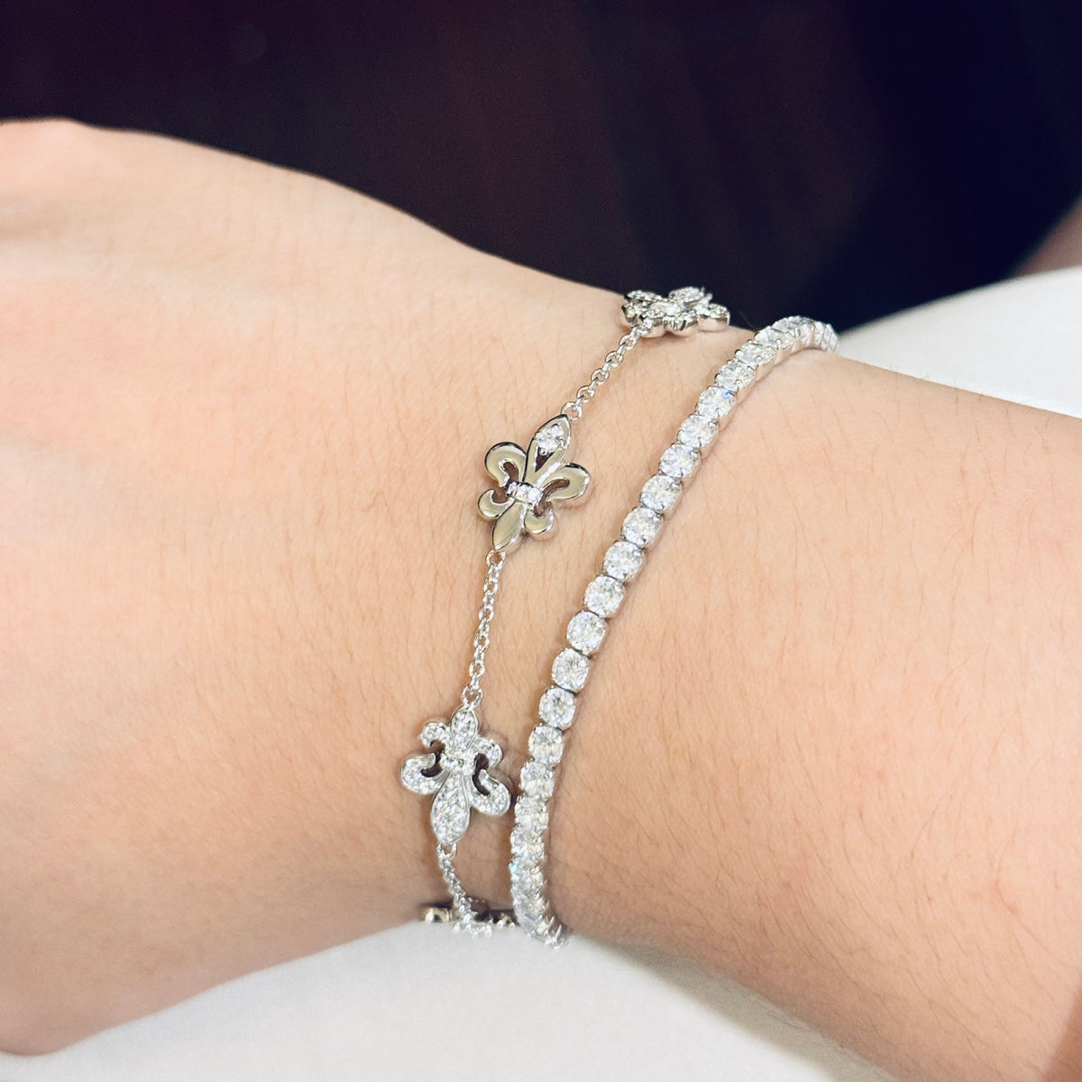 Gothic Emblem Statement Bracelet in Antique Silver-Tone – Design 02 detail view