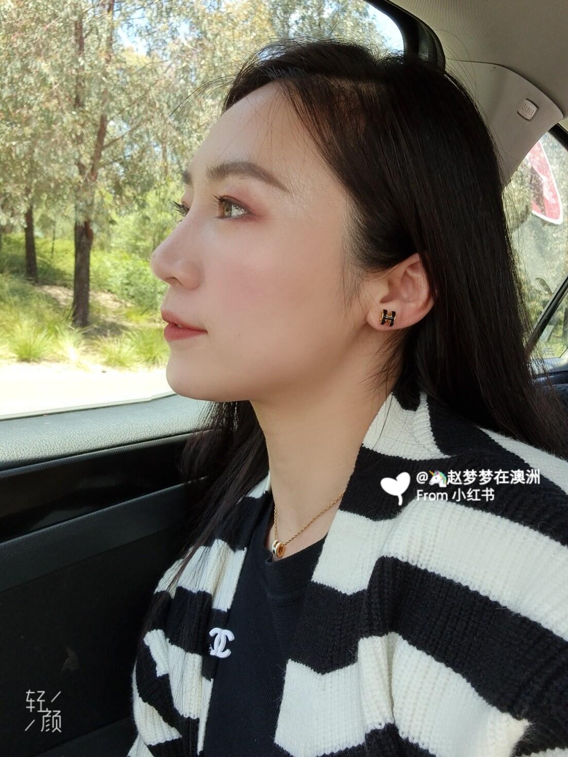 Geometric Emblem Stud Earrings in Gold-Tone – Gold Detail – Design 002 front product view