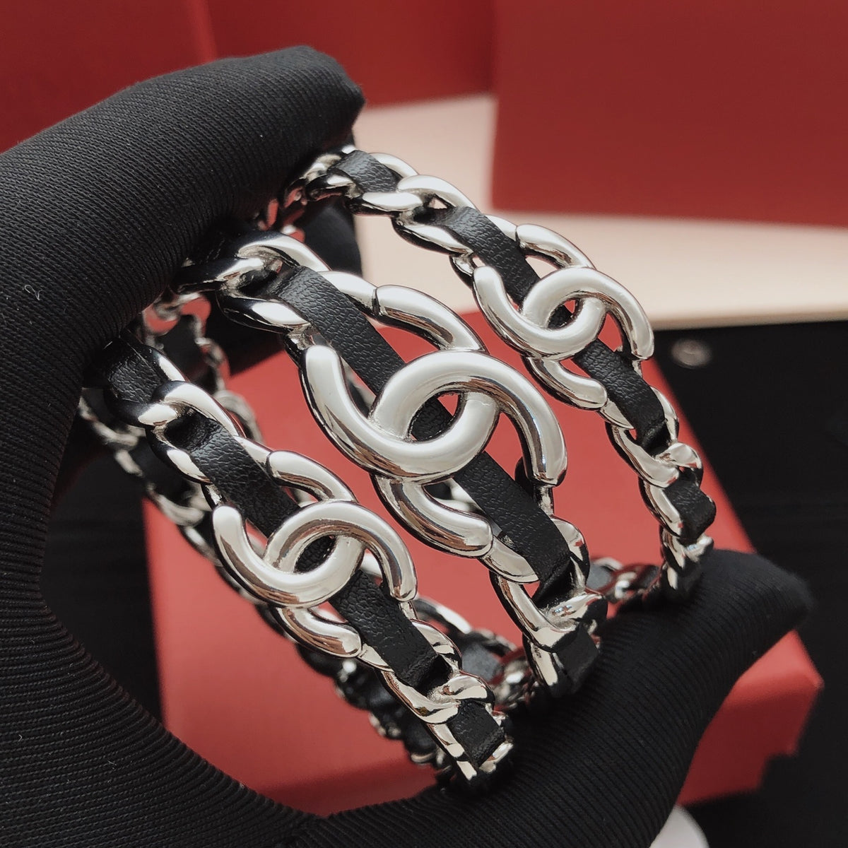 Signature Emblem Bangle in Gold-Tone – Design 017 main product view