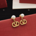 Signature Emblem Polished Stud Earrings – Design 05 main product view