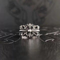 Cross Statement Ring in Antique Silver-Tone – Design 02 main product view