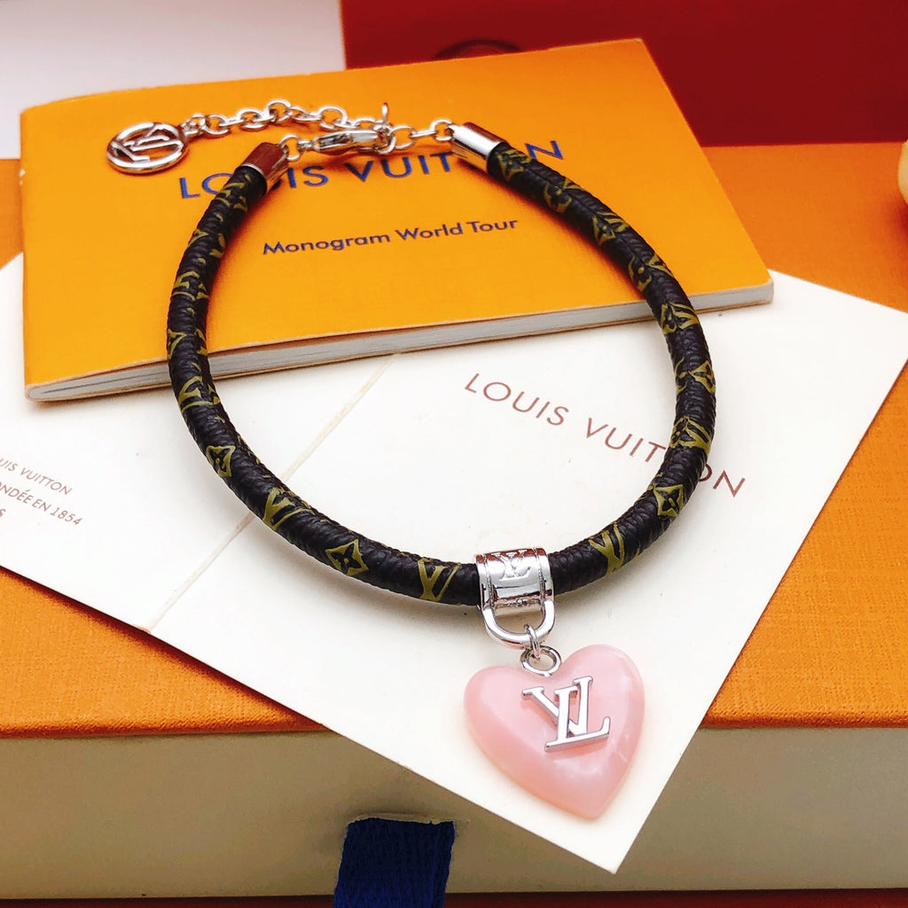 Heart Bangle in Gold-Tone – Design 003 front product view