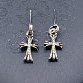 Gothic Emblem Stud Earrings in Metal-Tone main product view