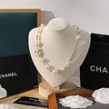 Pearl Pearl-Detail Pendant Necklace – Pearl Detail – Design 073 main product view