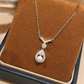 Pearl Pearl-Detail Pendant Necklace – Pearl Detail – Design 052 main product view