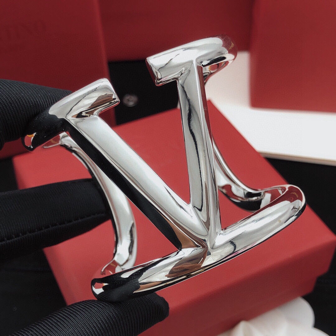 Signature Emblem Cuff Bracelet in Gold-Tone – Design 06 main product view