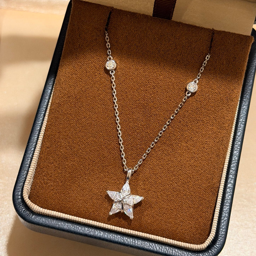 Signature Emblem Crystal-Accent Pendant Necklace – Design 027 detail view