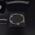 Gothic Emblem Statement Bracelet in Metal-Tone – Design 01 main product view