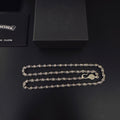 Signature Emblem Pendant Necklace in Polished Metal-Tone – Design 016 main product view