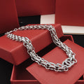 Signature Emblem Pendant Necklace in Silver-Tone – Design 001 main product view