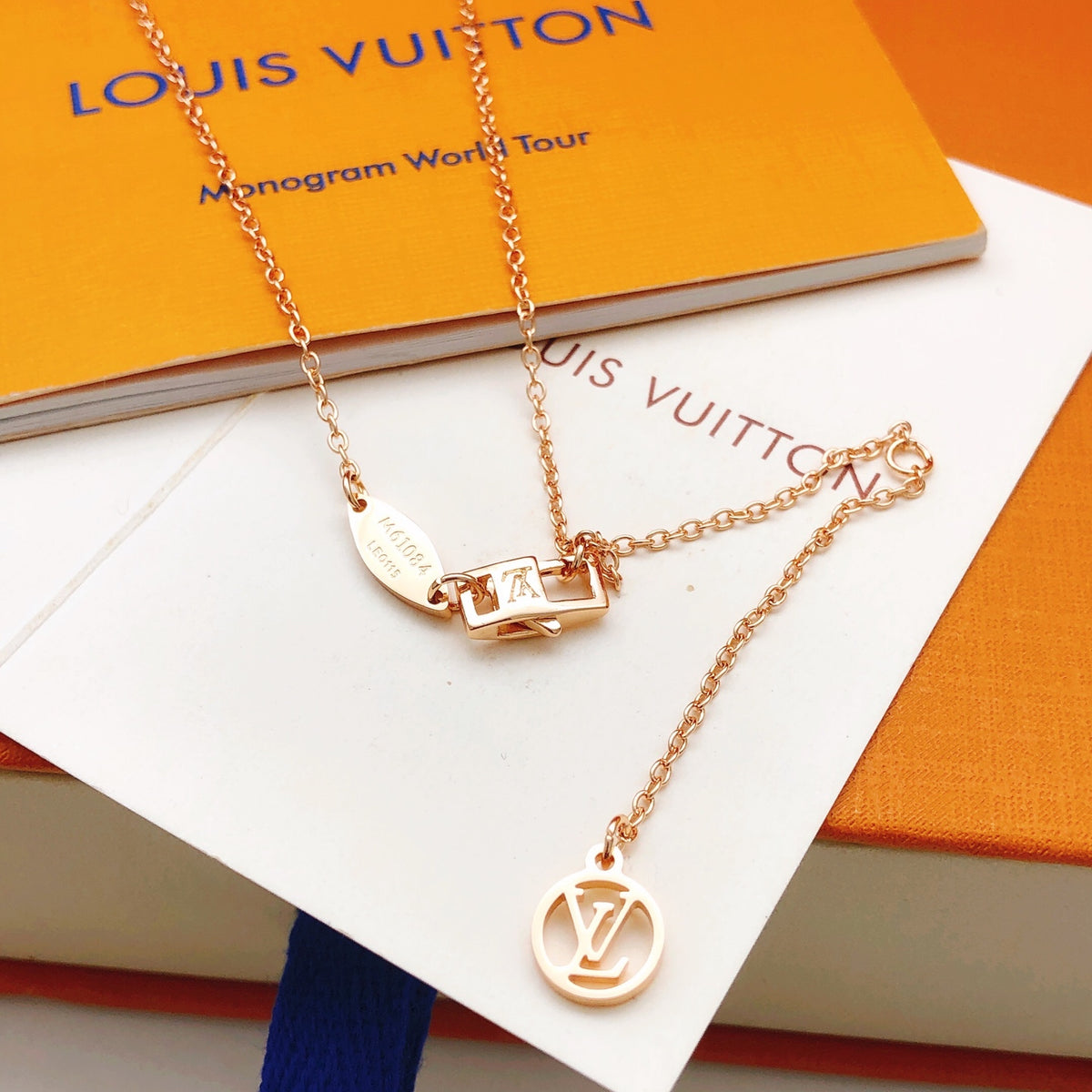 Geometric Emblem Fashion Accessory – Rose Gold Detail – Design 002 front product view