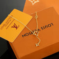 Clover Pendant Necklace in Polished Metal-Tone – Clover Detail – Design 004 main product view