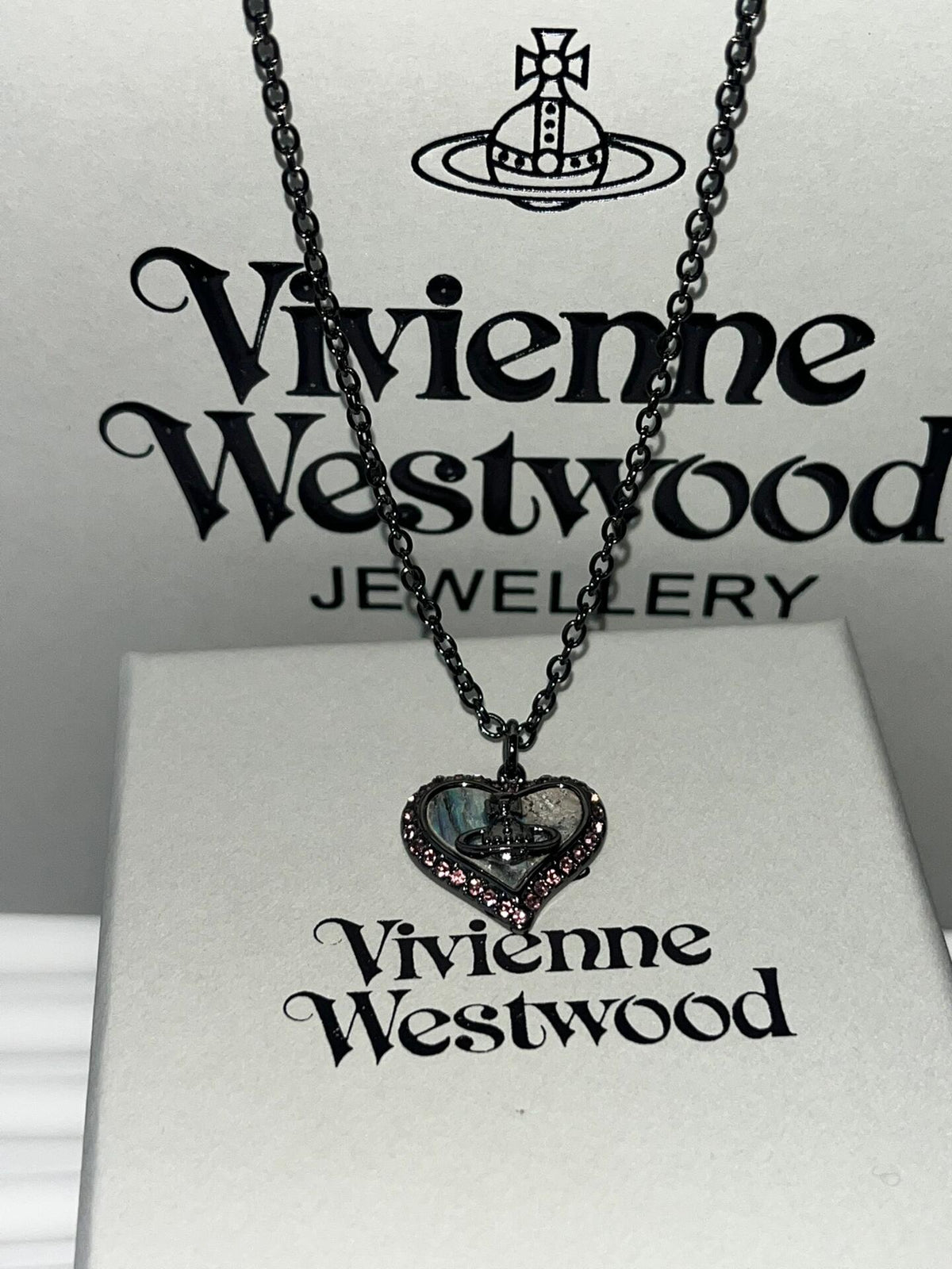 Vivienne Westwood Orb-Inspired Emblem Jewelry Accessory in Polished Metal-Tone – Design 008 side detail