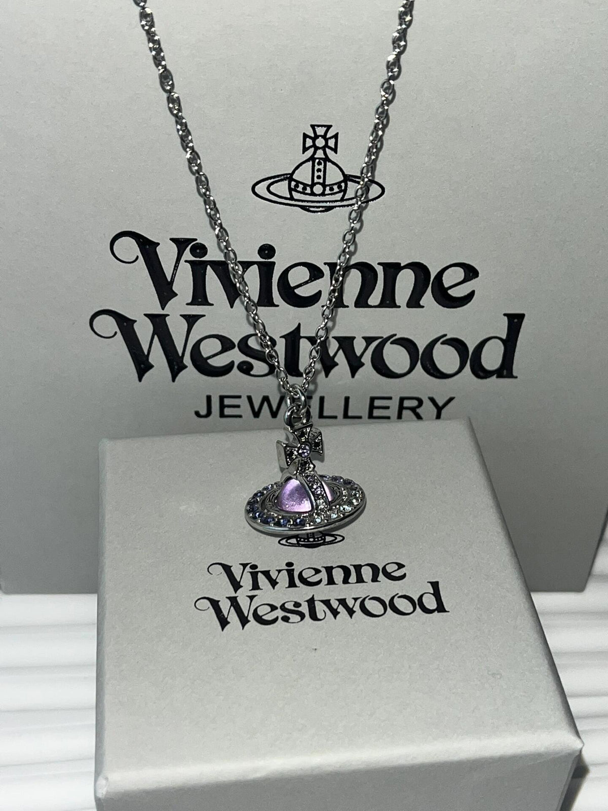 Vivienne Westwood Orb-Inspired Emblem Jewelry Accessory in Polished Metal-Tone – Design 008 main product view