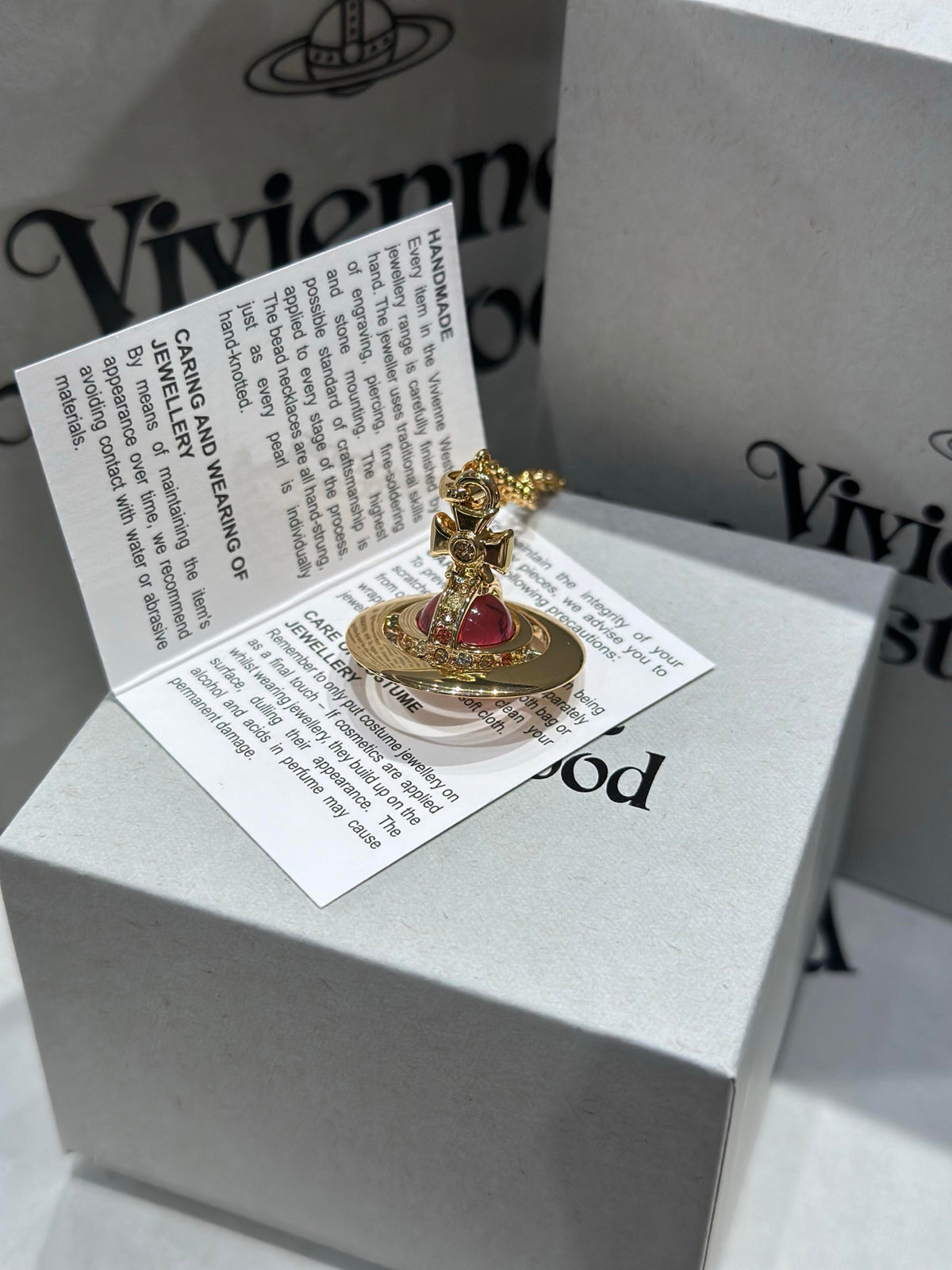 Orb Jewelry Accessory in Polished Metal-Tone – Design 008 front product view