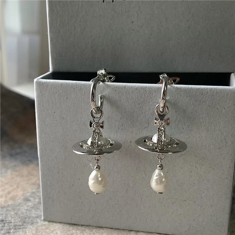 Orb Jewelry Accessory in Polished Metal-Tone – Design 003 front product view