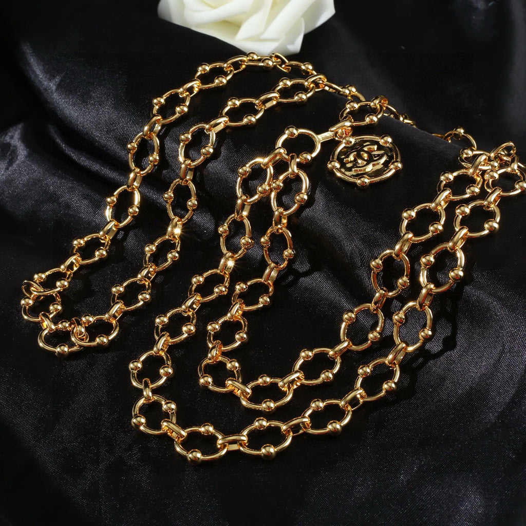 Signature Emblem Jewelry Accessory in Polished Metal-Tone – Design 055 main product view