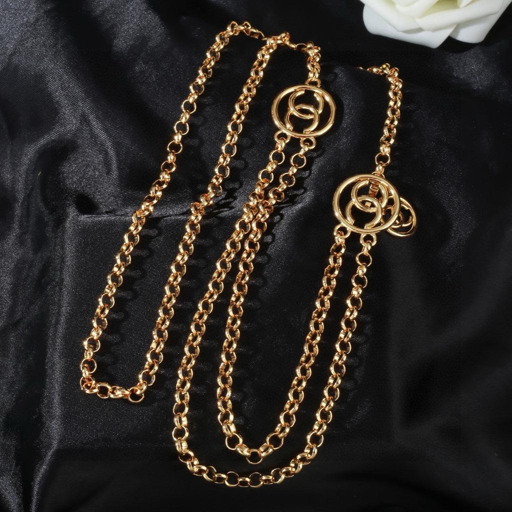 Signature Emblem Jewelry Accessory in Polished Metal-Tone – Design 054 close-up detail