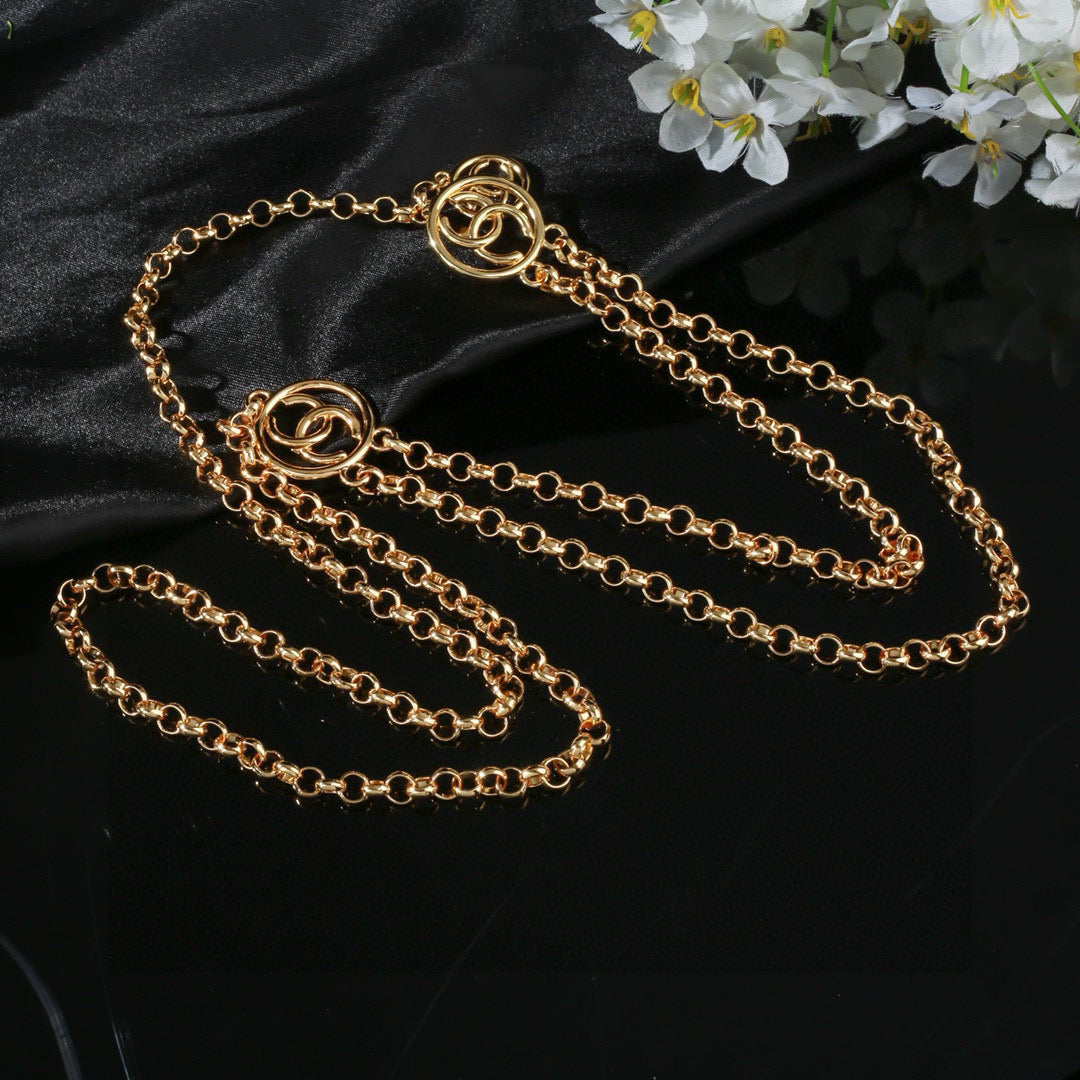 Signature Emblem Jewelry Accessory in Polished Metal-Tone – Design 054 detail view