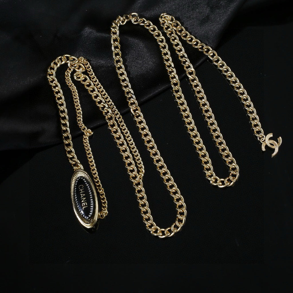 Signature Emblem Jewelry Accessory in Polished Metal-Tone – Design 051 main product view