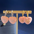 V Emblem Statement Earrings in Gold-Tone main product view