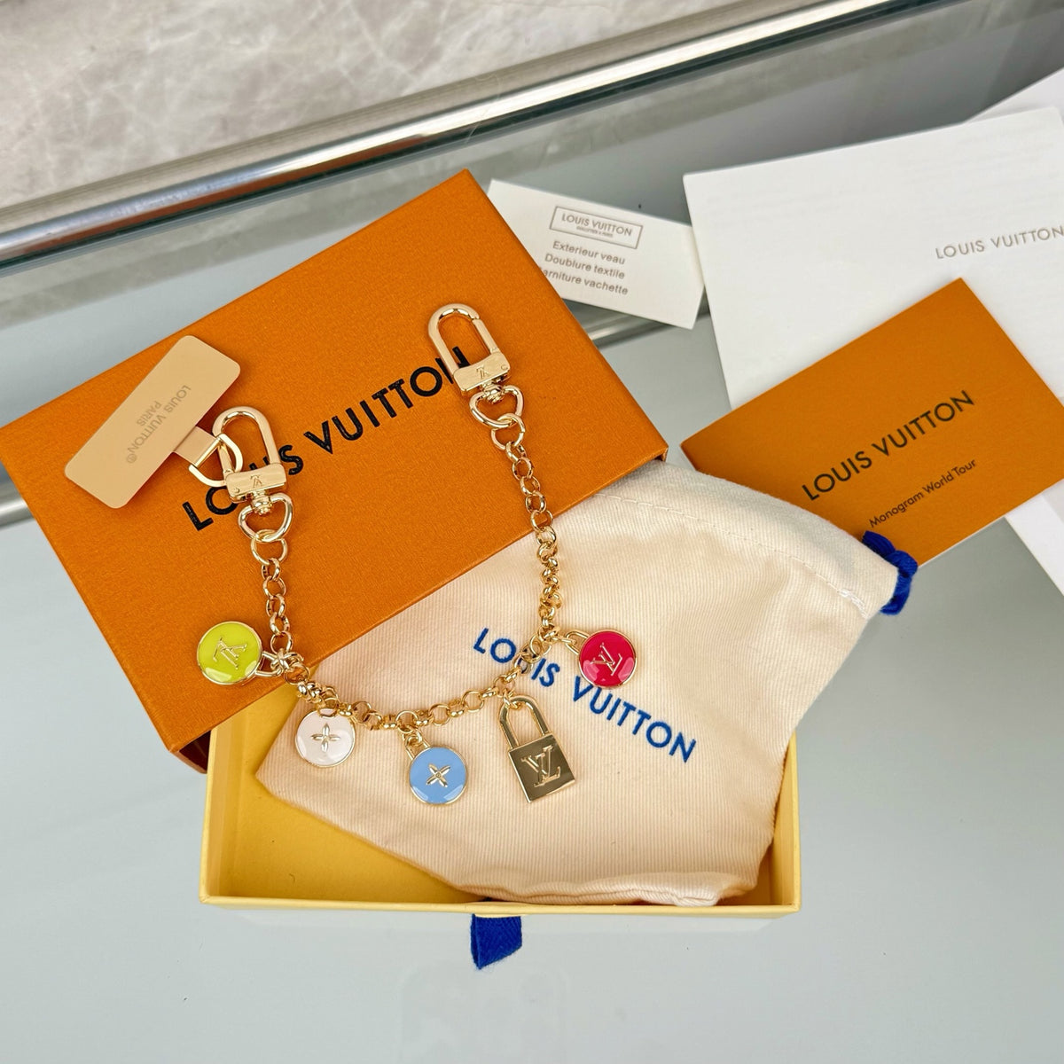 Letter Jewelry Accessory in Polished Metal-Tone – Design 007 main product view