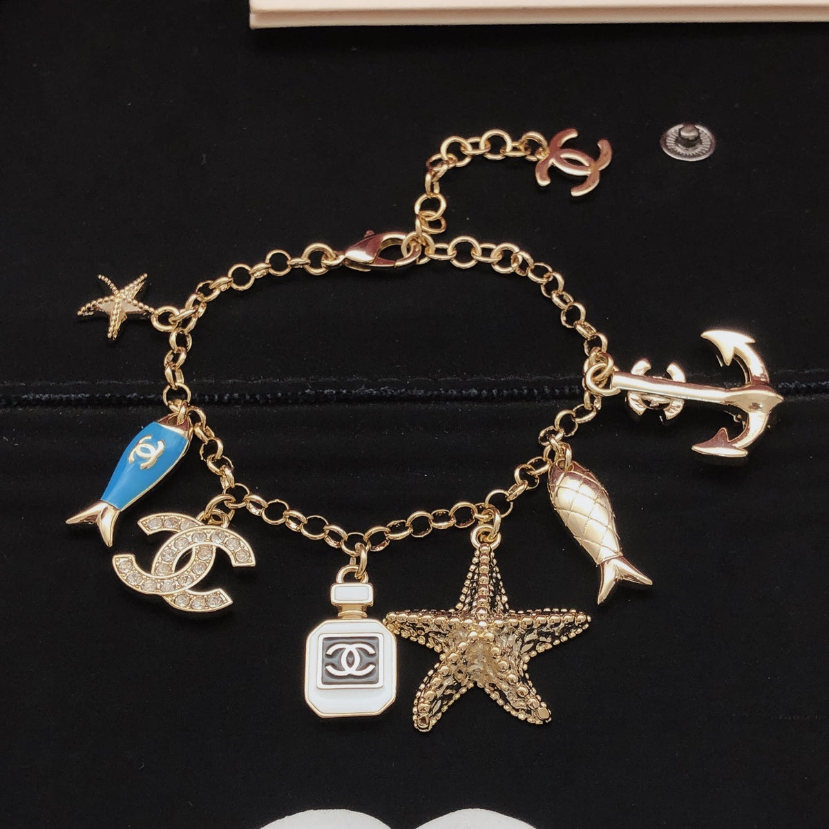 Star Bracelet in Gold-Tone main product view