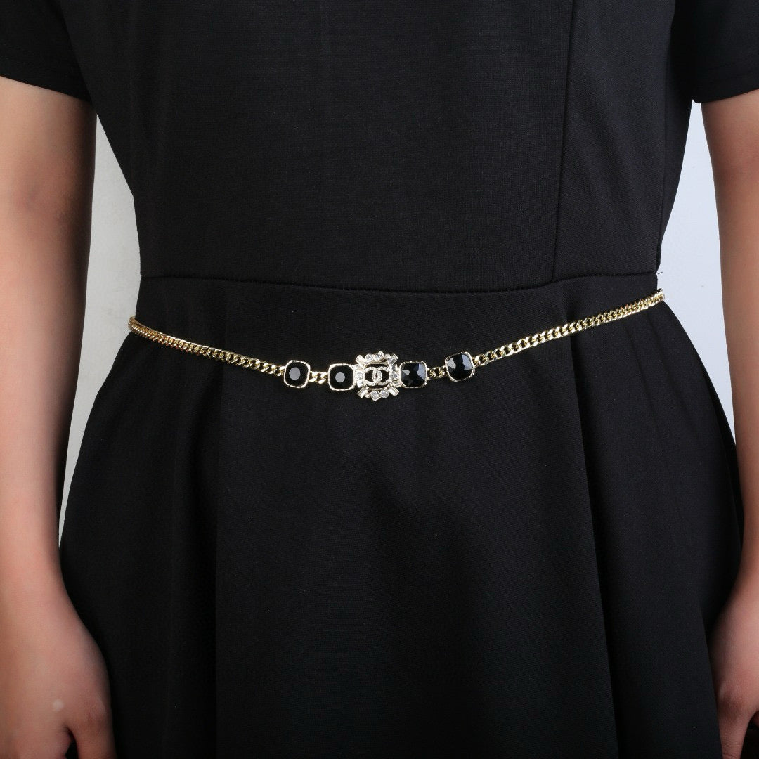Signature Emblem Jewelry Accessory in Gold-Tone – Design 016 main product view
