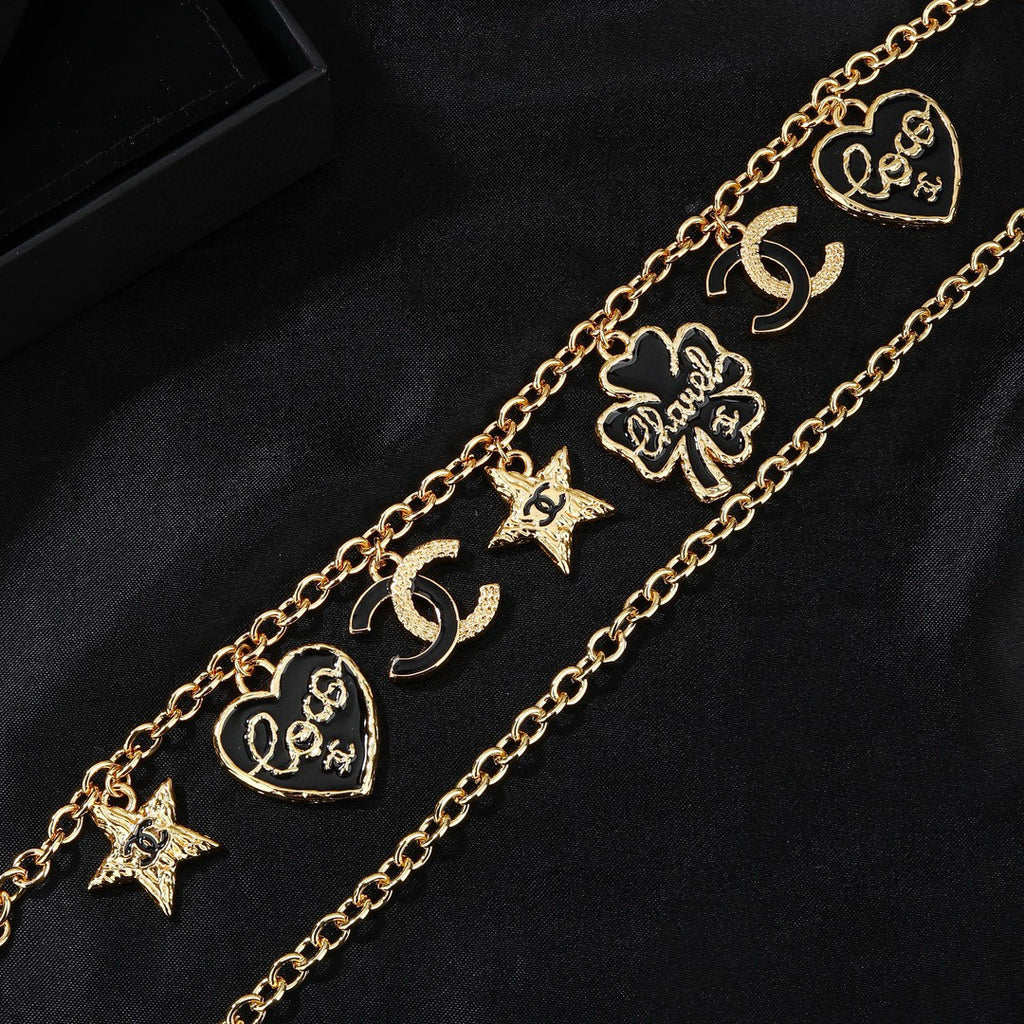 Signature Emblem Jewelry Accessory in Polished Metal-Tone – Design 002 detail view