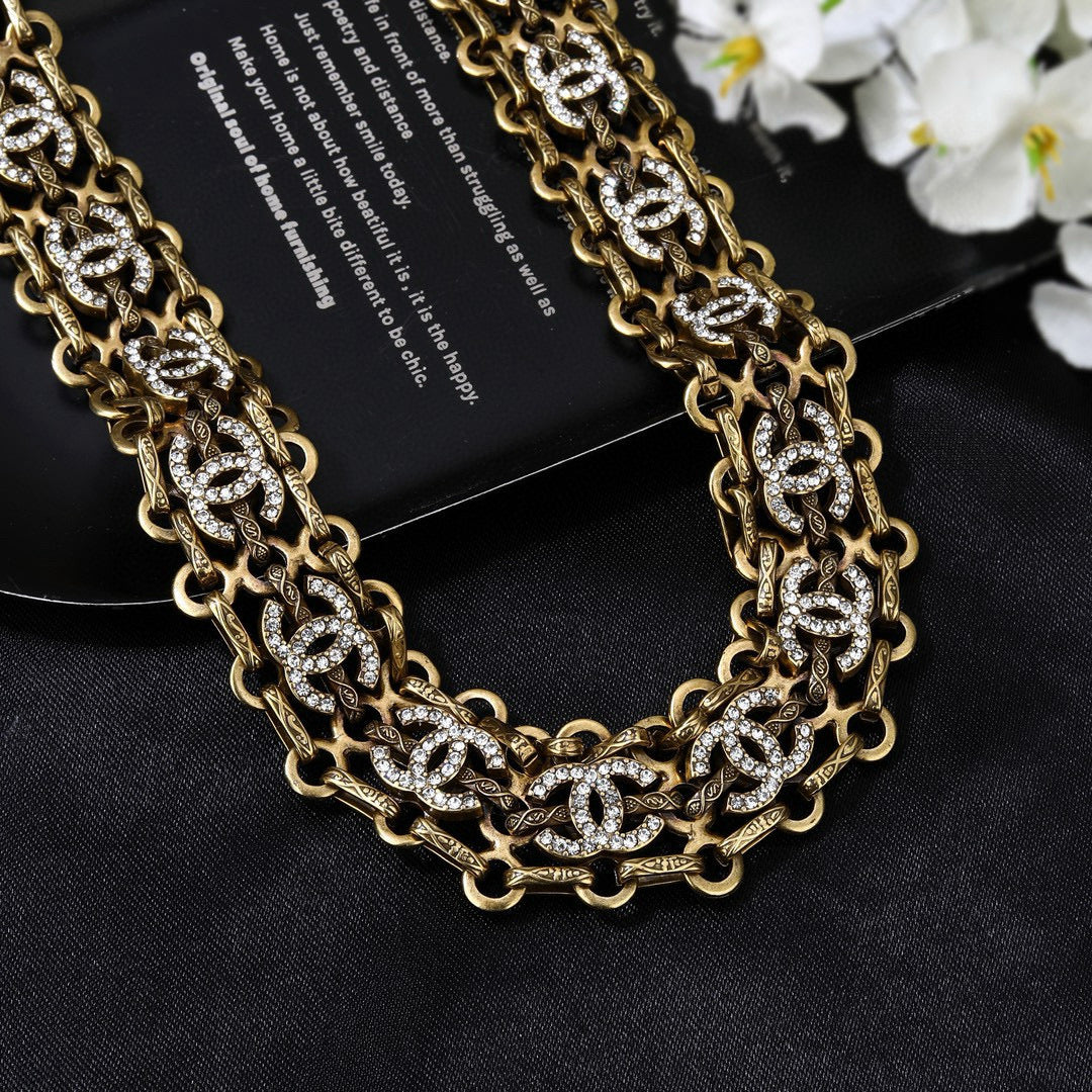 Signature Emblem Jewelry Accessory in Gold-Tone – Design 001 styled product view