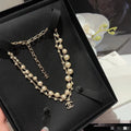 Pearl Pearl-Detail Pendant Necklace – Pearl Detail – Design 004 main product view