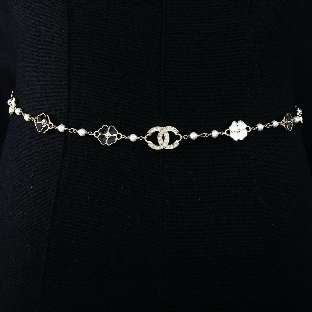 Signature Emblem Jewelry Accessory in Polished Metal-Tone – Design 010 front product view