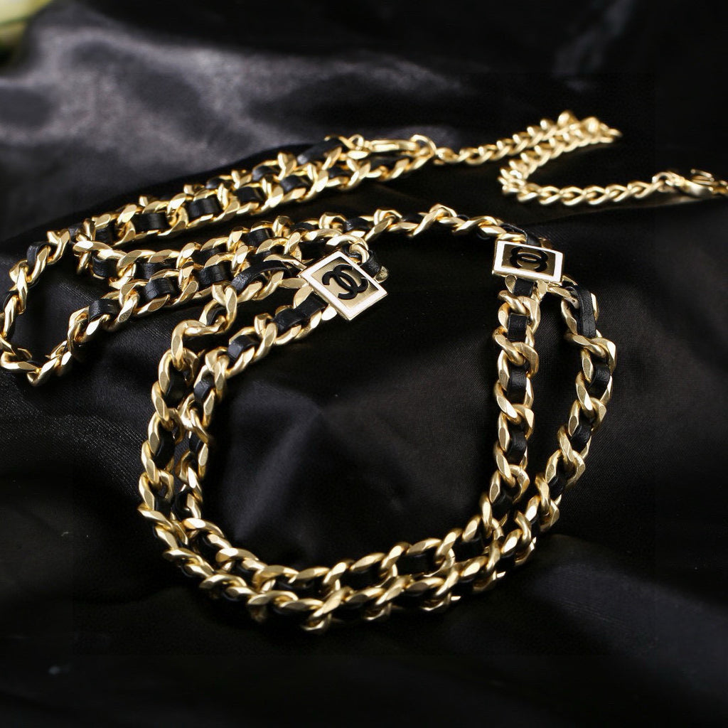 Double-C Emblem Jewelry Accessory in Gold-Tone – Design 001 main product view