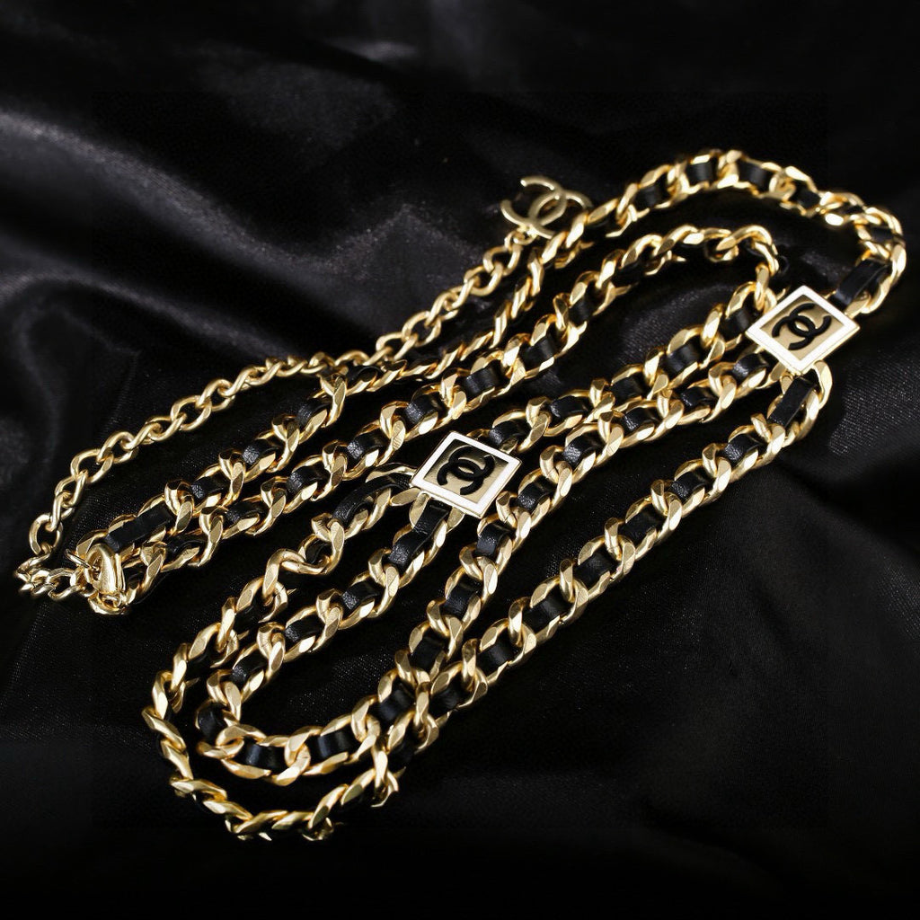 Double-C Emblem Jewelry Accessory in Gold-Tone – Design 001 styled product view