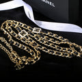 Double-C Emblem Jewelry Accessory in Gold-Tone – Design 001 main product view