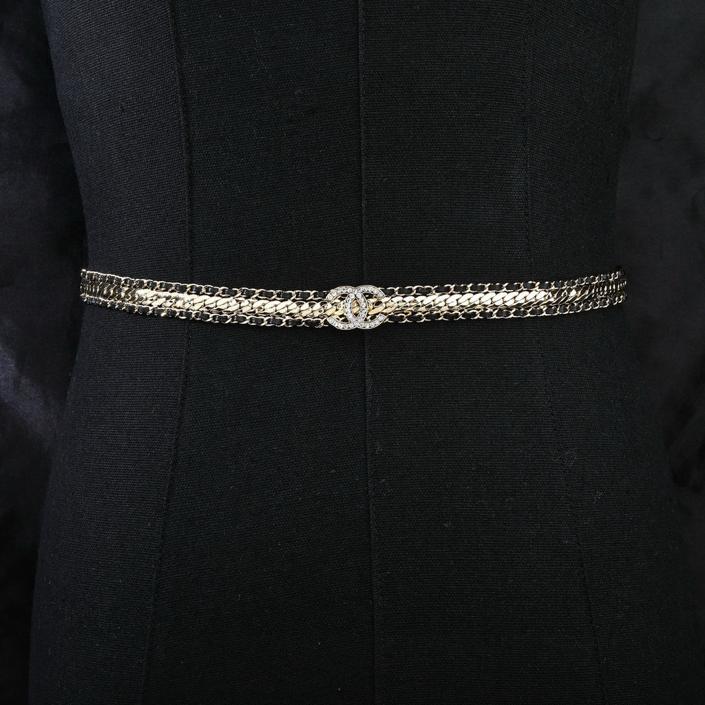 Signature Emblem Jewelry Accessory in Polished Metal-Tone – Design 007 front product view