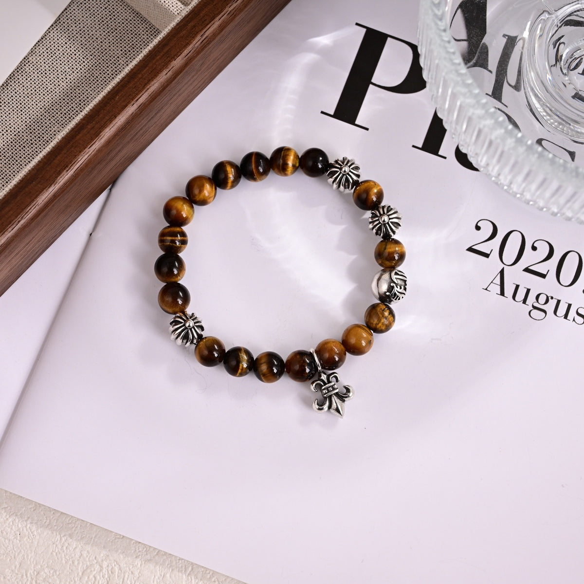 Cross Statement Bracelet in Metal-Tone – Design 11 main product view