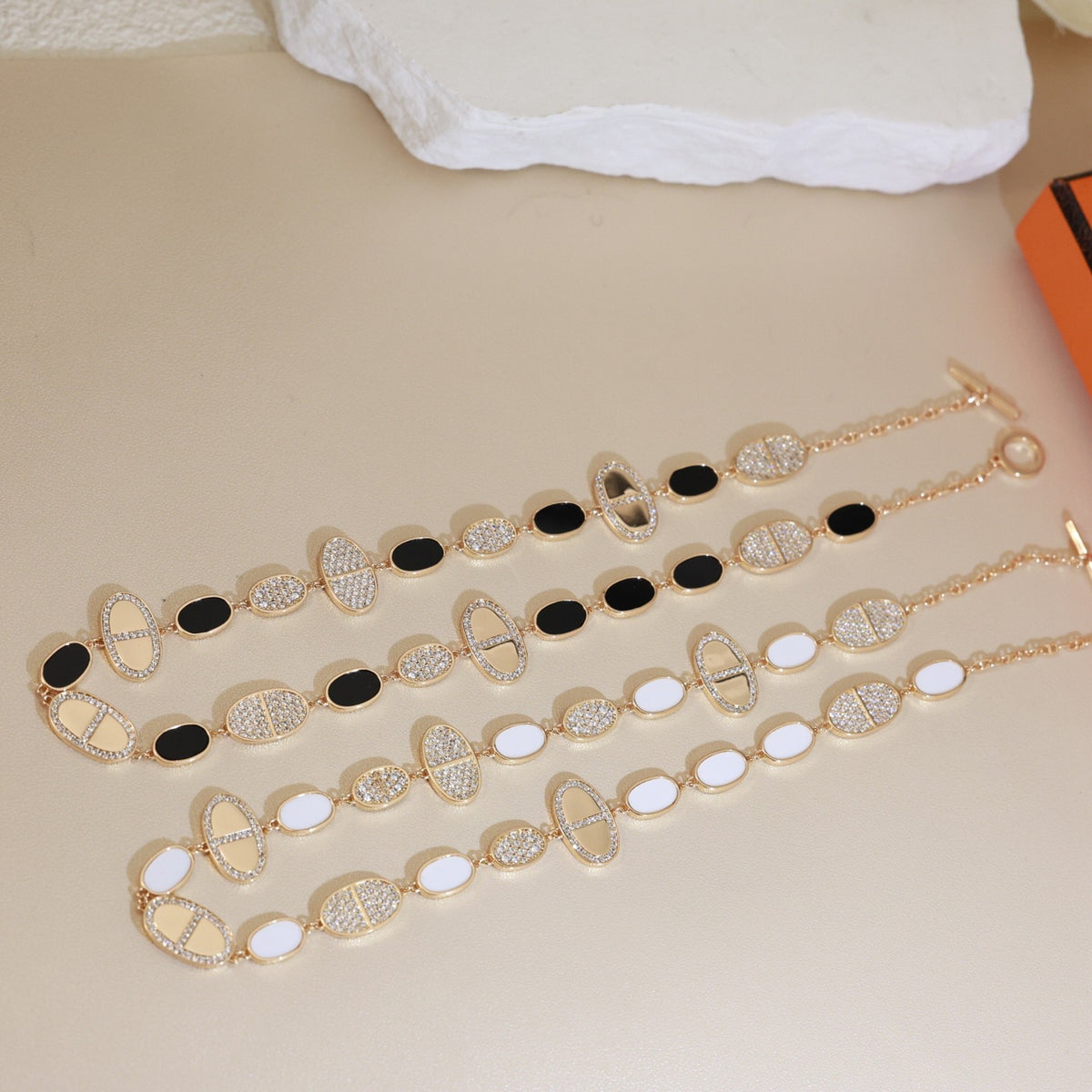 Toggle Pendant Necklace in Gold-Tone main product view