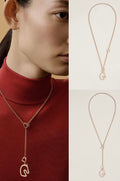 Horse Head Pendant Necklace in Rose-Gold-Tone – Rose Gold Detail main product view