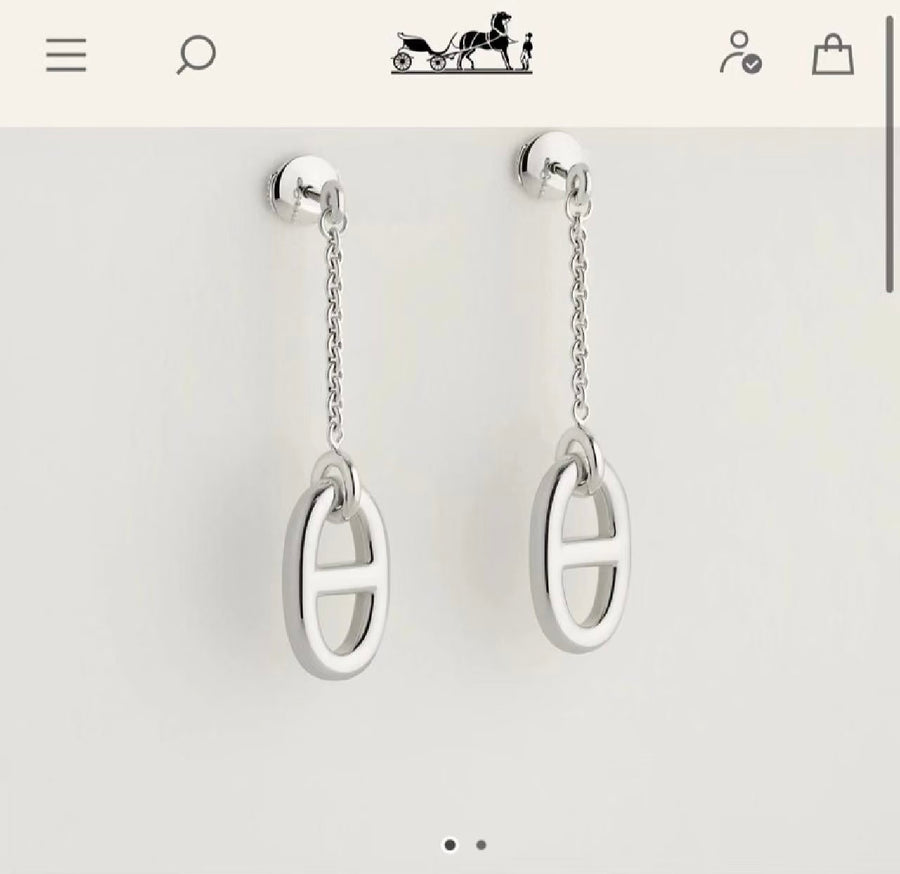 Toggle Stud Earrings in Polished Metal-Tone – Toggle Detail main product view