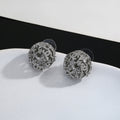 Star Stud Earrings in Gold-Tone – Star Detail – Design 004 main product view