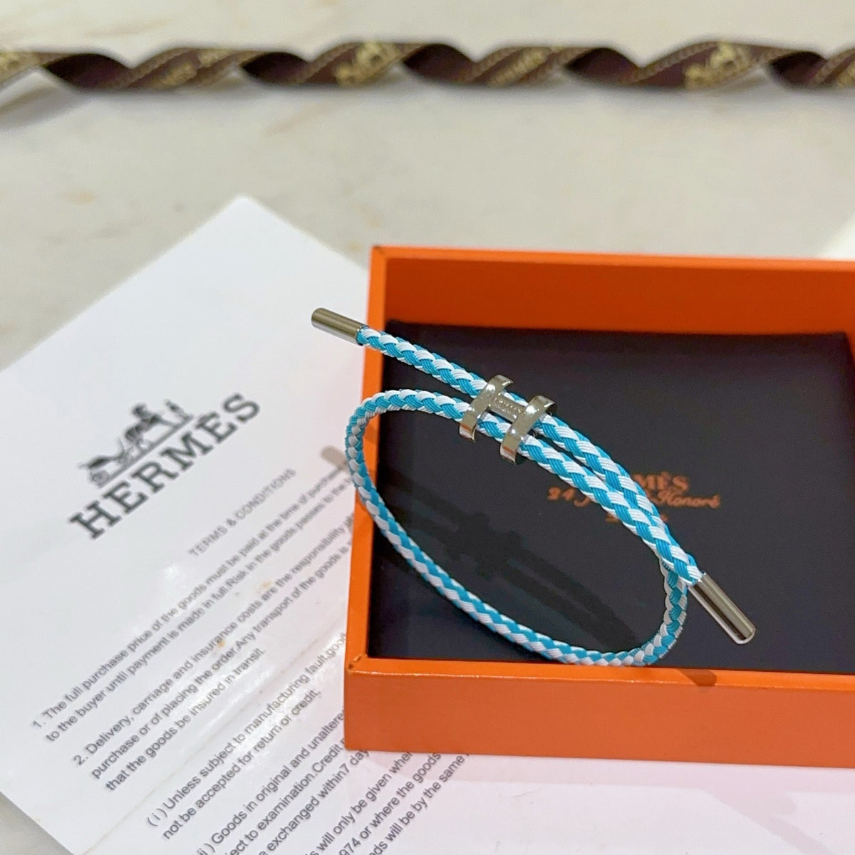 Horse Braided Bracelet in Gold-Tone – Design 002 main product view