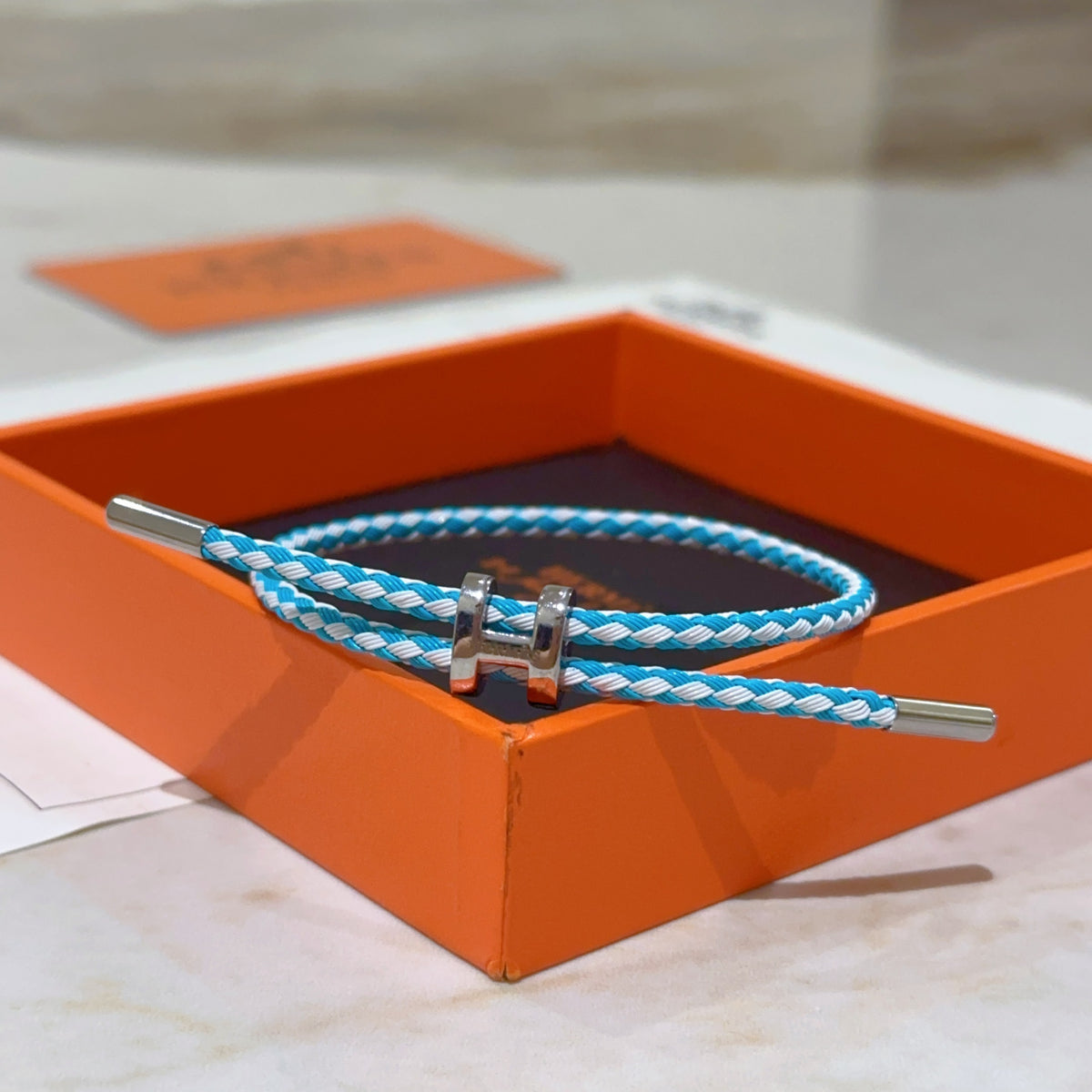 Horse Braided Bracelet in Gold-Tone – Design 002 main product view