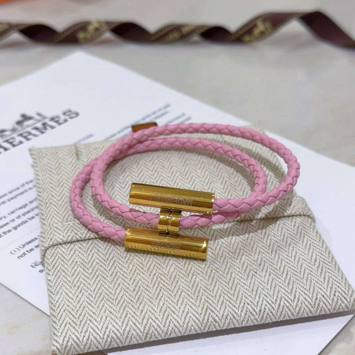 Horse Braided Bracelet in Silver-Tone – Braided Detail – Design 003 main product view